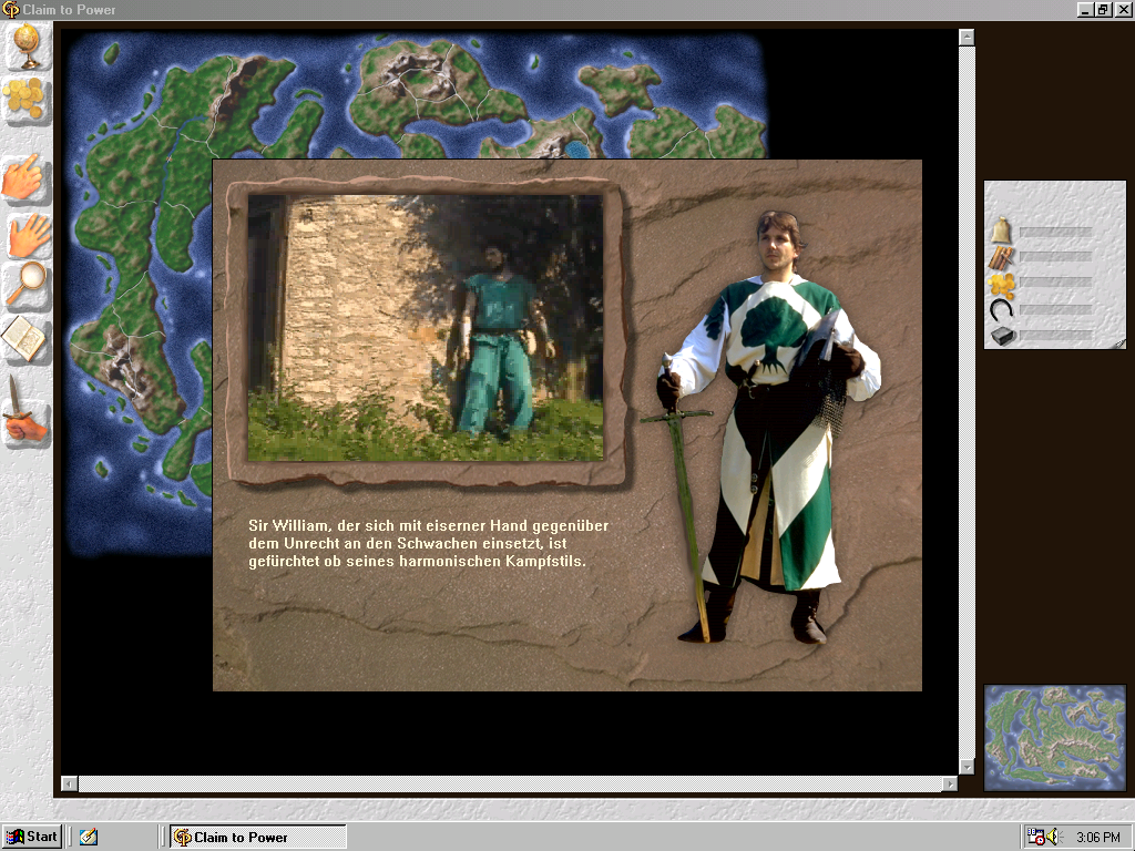 Gameplay of Claim to Power