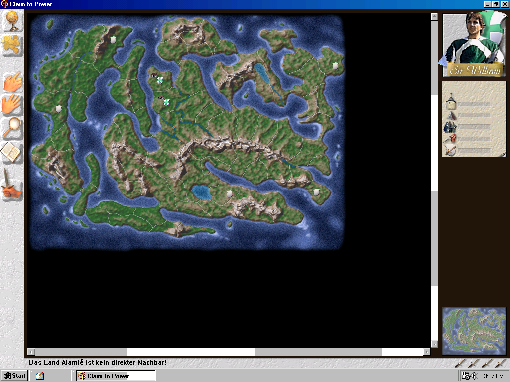 Gameplay of Claim to Power