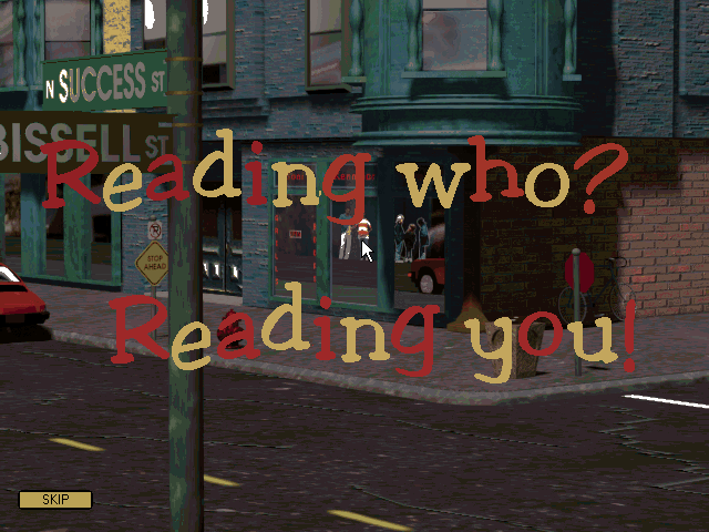 Title screen of Reading Who? Reading You!