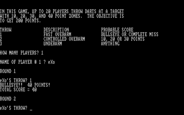 Gameplay of Bullseye