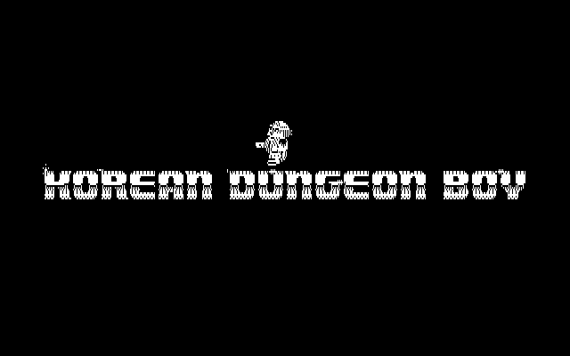 Title screen of Korean Dungeon Boy