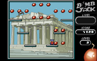 Gameplay of Bomb Jack