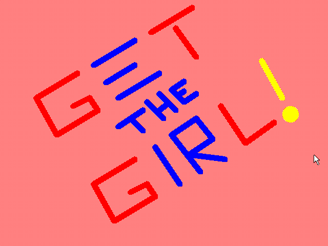 Title screen of Get the Girl!