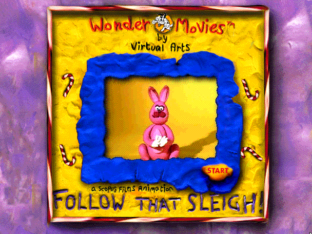 Title screen of Follow That Sleigh!