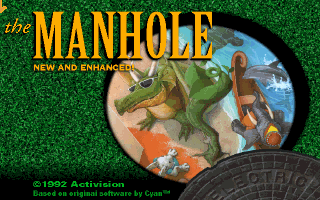 Title screen of The Manhole: New and Enhanced