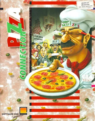 Box front of Pizza Tycoon, Germany
