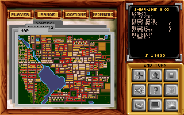 Gameplay of Pizza Tycoon
