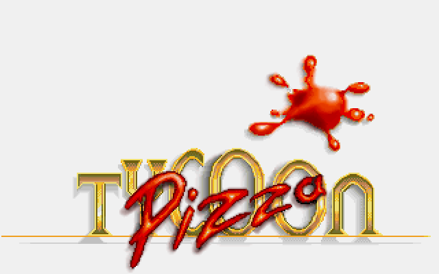Title screen of Pizza Tycoon