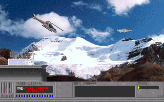 Gameplay of Operation Vulture III: Cyber Chopper