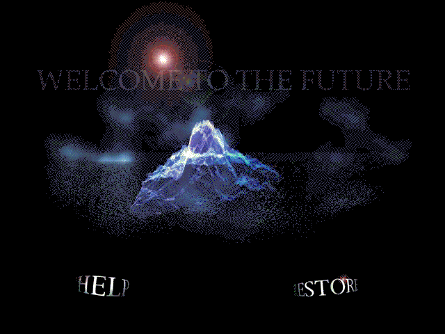 Title screen of Welcome to the Future