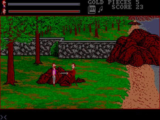 Gameplay of The Adventures of Maddog Williams in the Dungeons of Duridian