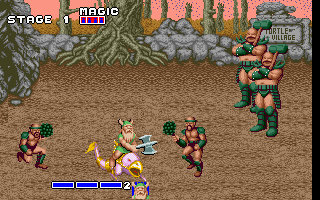Gameplay of Golden Axe