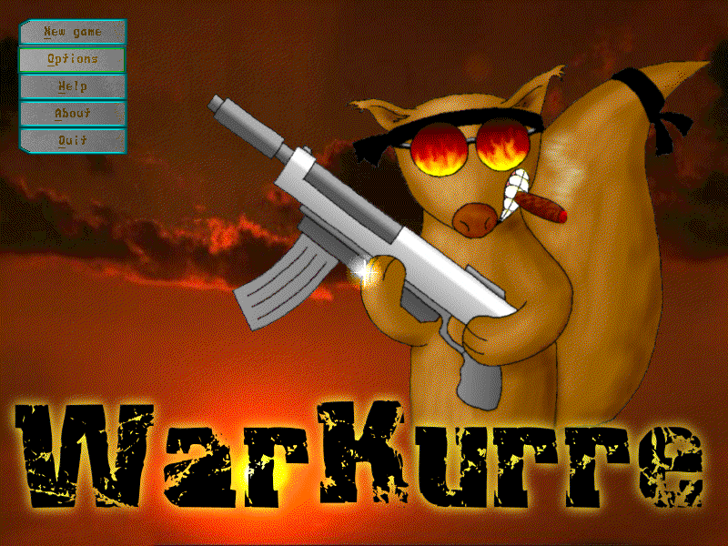 Title screen of WarKurre