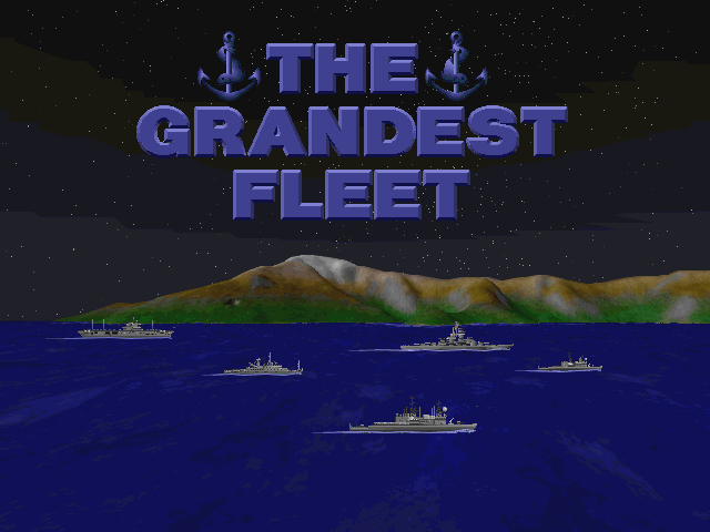 Title screen of The Grandest Fleet
