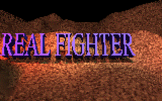 Title screen of Real Fighter