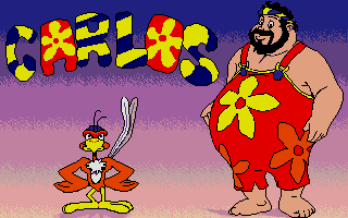 Title screen of Les aventures de Carlos