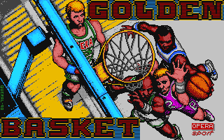 Title screen of Golden Basket
