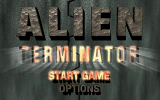 Title screen of Alien Terminator