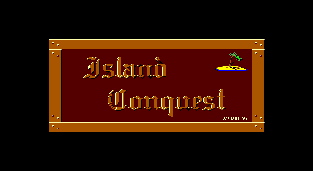 Title screen of Island Conquest I