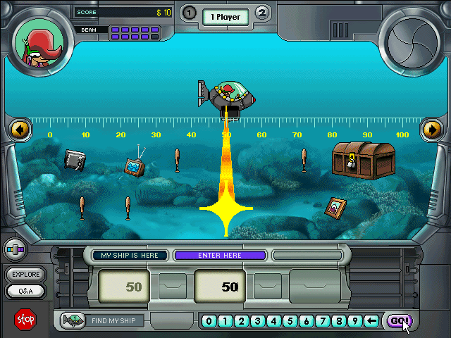 Gameplay of Nautical Number Hunt