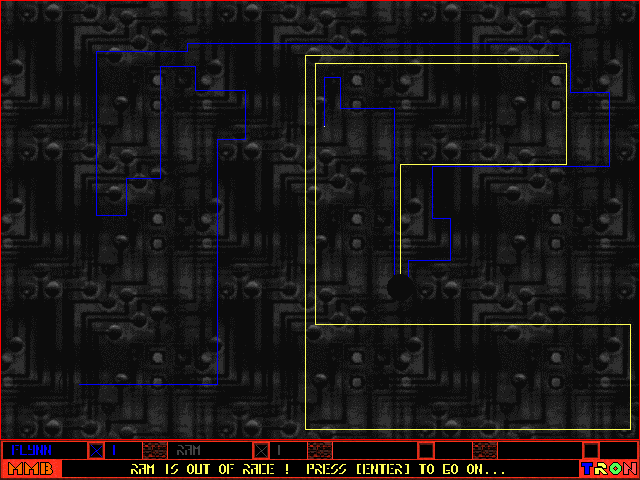 Gameplay of Tron