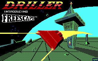 Title screen of Space Station Oblivion