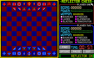 Gameplay of Reflector Chess