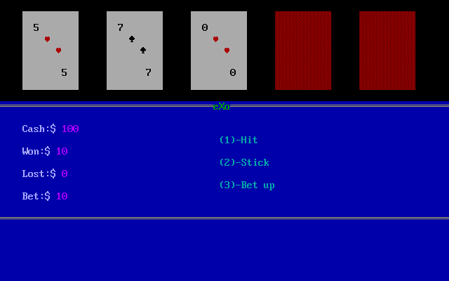 Gameplay of Max Blackjack