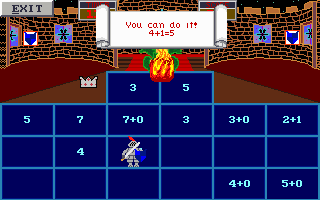 Gameplay of Sir AddaLot's Mini Math Adventure