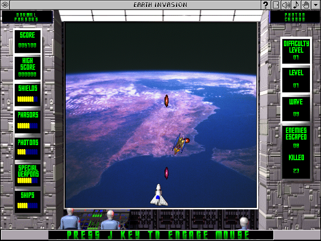 Gameplay of Earth Invasion