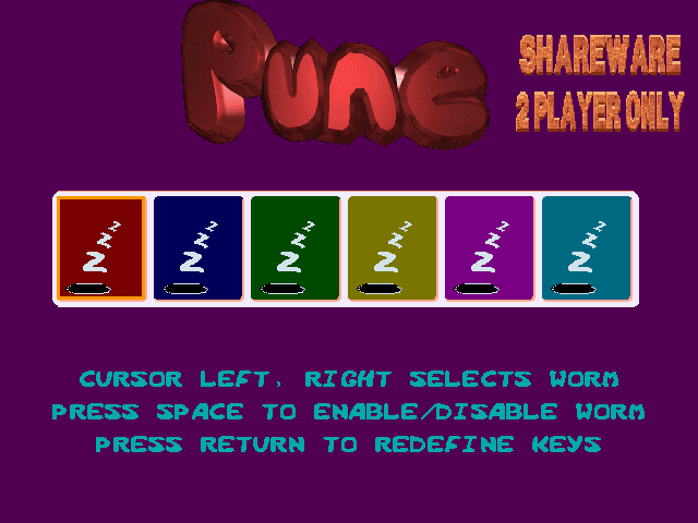 Title screen of Pune