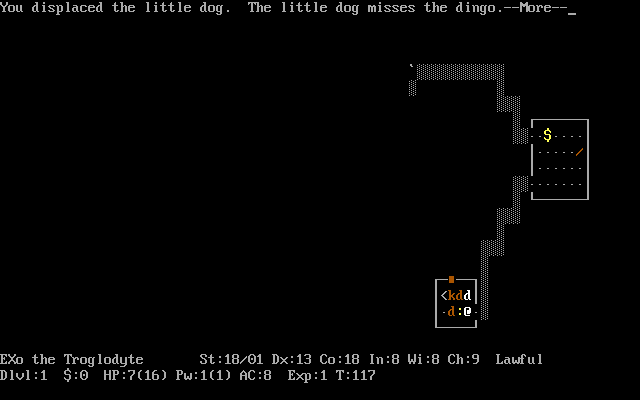 Gameplay of NetHack--