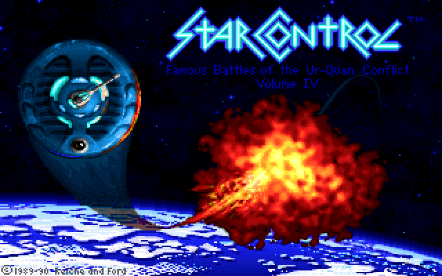 Title screen of Star Control
