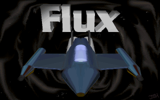 Title screen of Flux (1995)