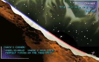 Gameplay of Ski Jump International