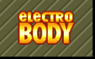 Title screen of Electro Body