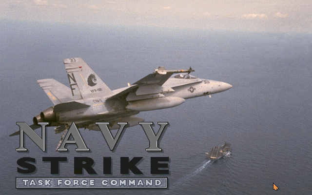 Title screen of Navy Strike