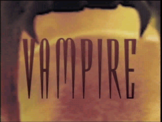Title screen of Terror T.R.A.X.: Track of the Vampire