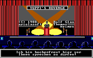 Title screen of Yuppi's Revenge