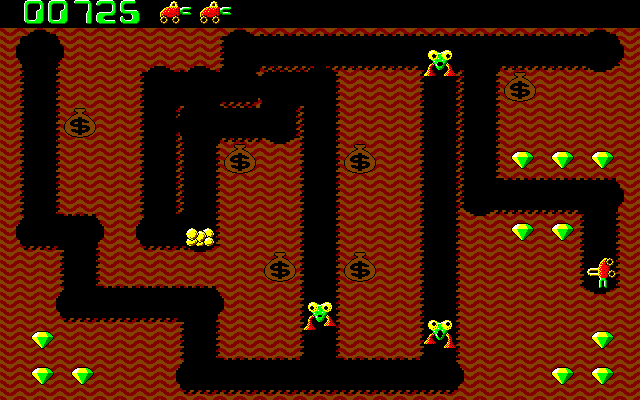 Gameplay of Digger (1999)