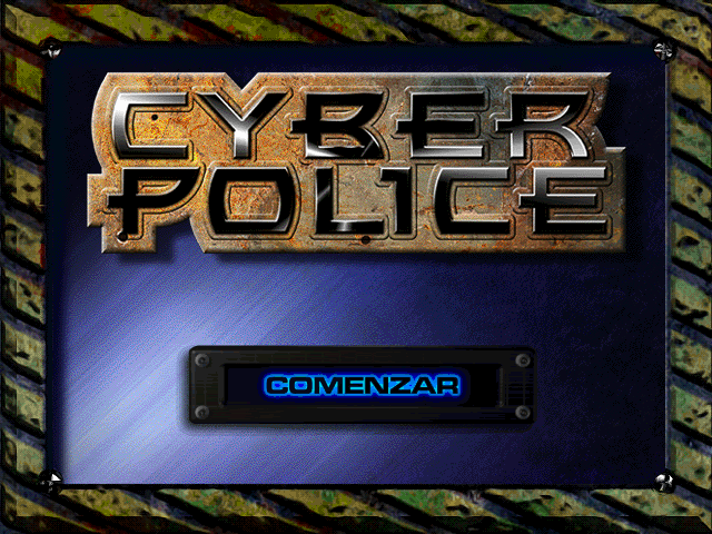 Title screen of Cyber Police