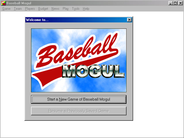 Gameplay of Baseball Mogul