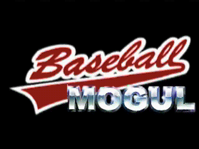 Title screen of Baseball Mogul