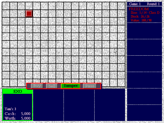 Gameplay of Tamper
