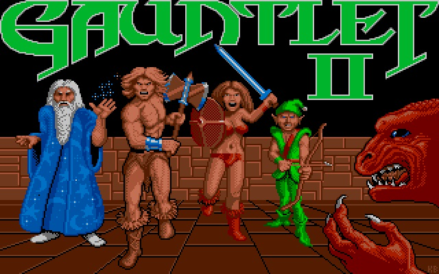 Title screen of Gauntlet II