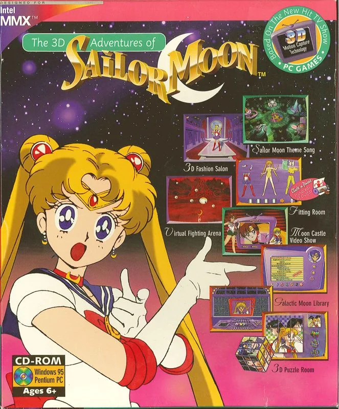 Box front of The 3D Adventures of Sailor Moon