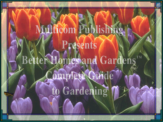 Title screen of Complete Guide To Gardening