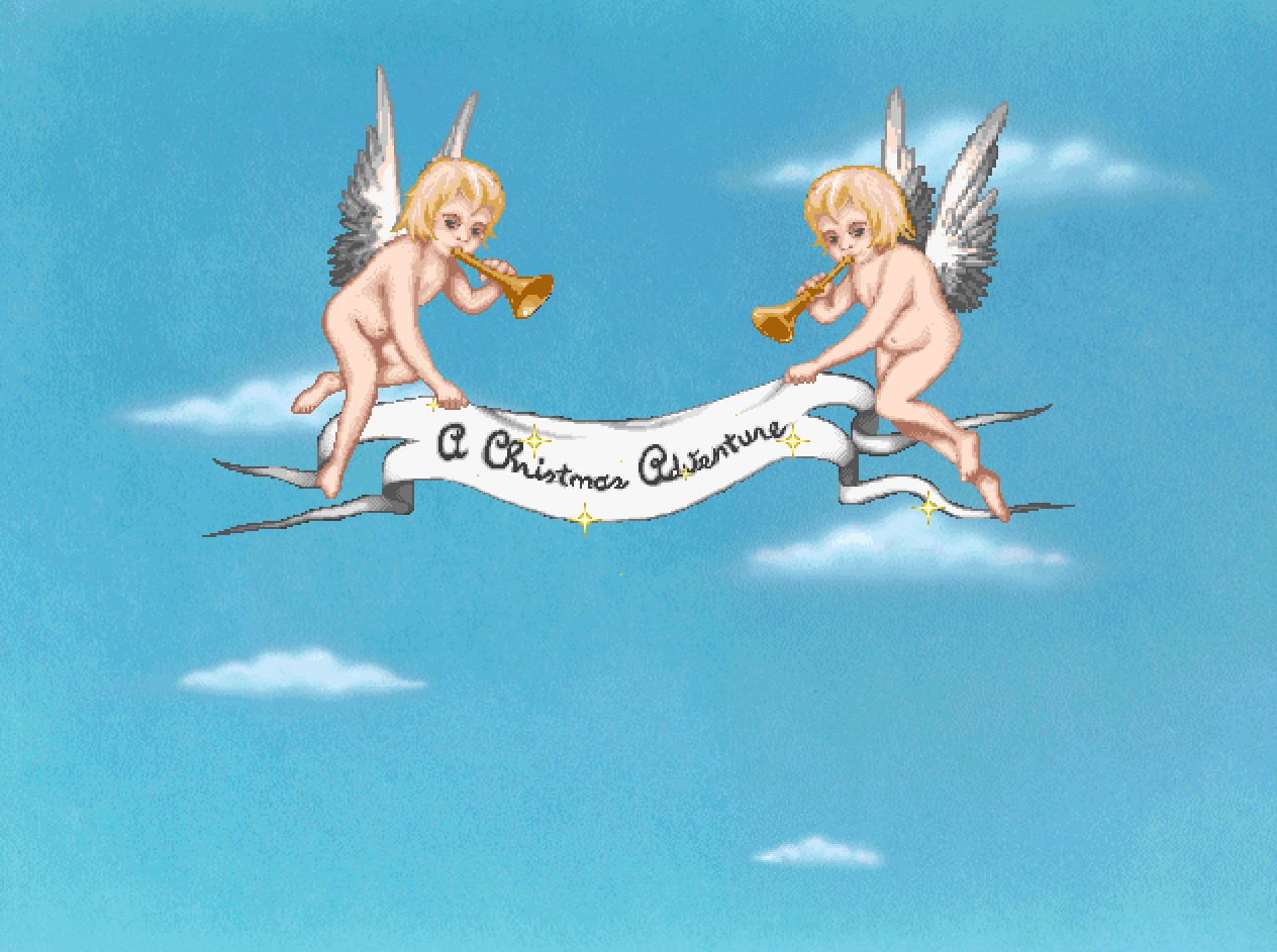 Title screen of A Christmas Adventure