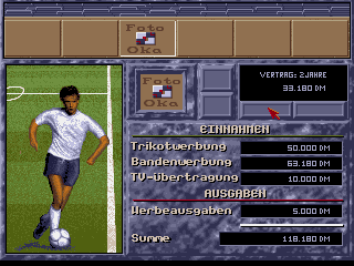 Gameplay of Bundesliga Manager Professional
