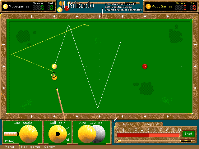 Gameplay of Biliardo 2
